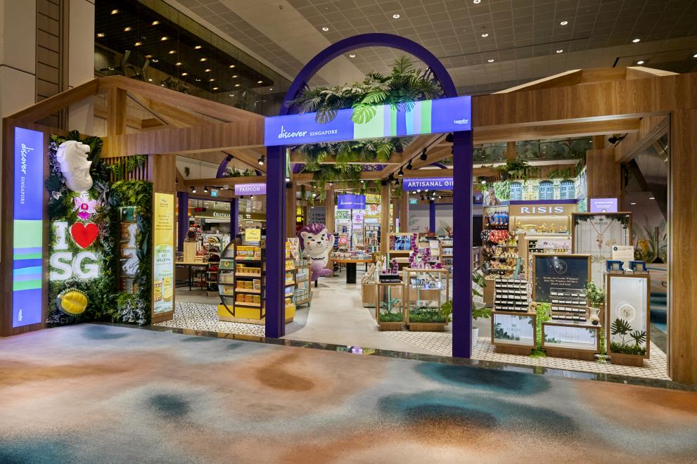 Discover Singapore new store concept launched at Changi Airport, Terminal 2.